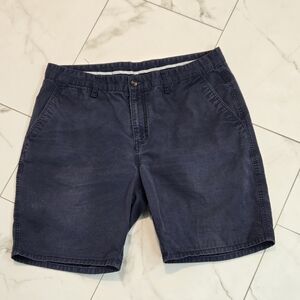 Givenchy Navy Blue Flat-Front Chino Shorts Men’s Size 34